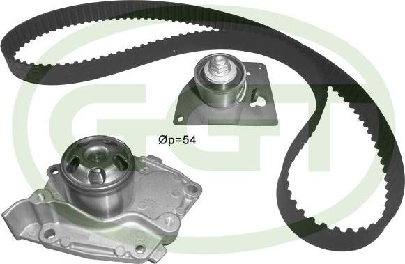 GGT KPA20128 - Water Pump & Timing Belt Set car-mod.net