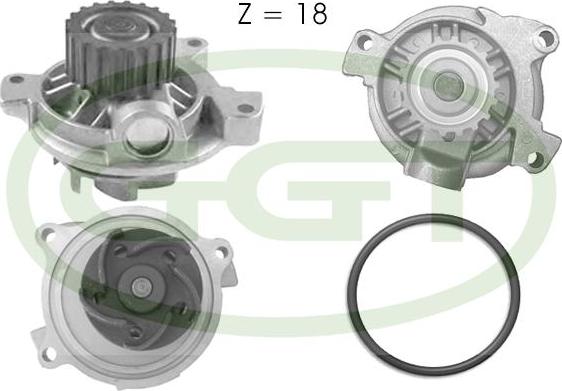 GGT PA10738 - Water Pump car-mod.net