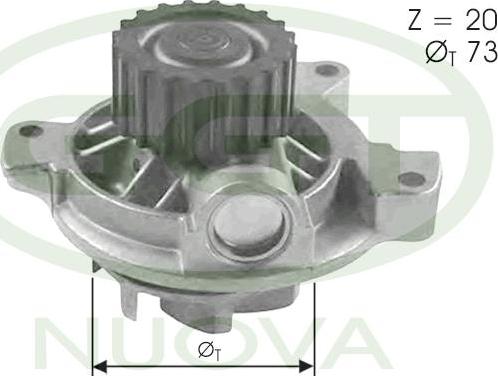 GGT PA12024 - Water Pump car-mod.net
