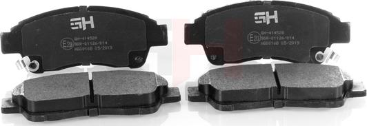 GH GH-414528 - Brake Pad Set, disc brake car-mod.net