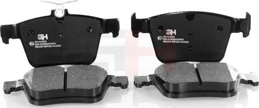 GH GH-414204 - Brake Pad Set, disc brake car-mod.net
