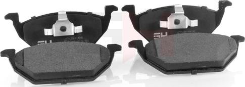 GH GH-414740 - Brake Pad Set, disc brake car-mod.net