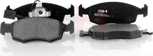 GH GH-410912 - Brake Pad Set, disc brake car-mod.net