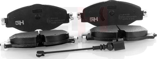 GH GH-410222 - Brake Pad Set, disc brake car-mod.net