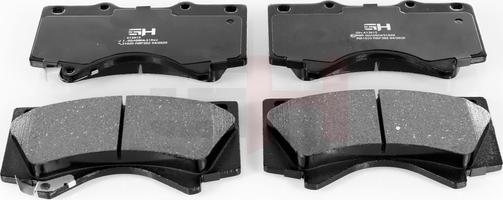 GH GH-413915 - Brake Pad Set, disc brake car-mod.net