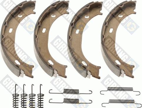 Girling 5184334 - Brake Shoe Set, parking brake car-mod.net