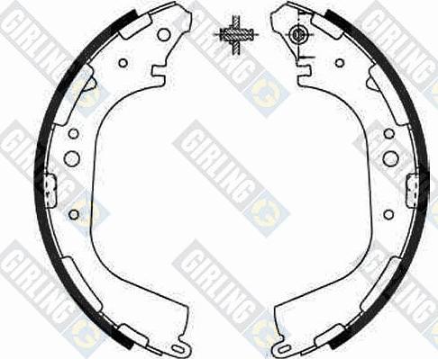 Girling 5185909 - Drum Brake Shoe Set car-mod.net