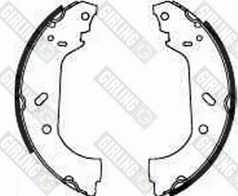 Girling 5185633 - Drum Brake Shoe Set car-mod.net