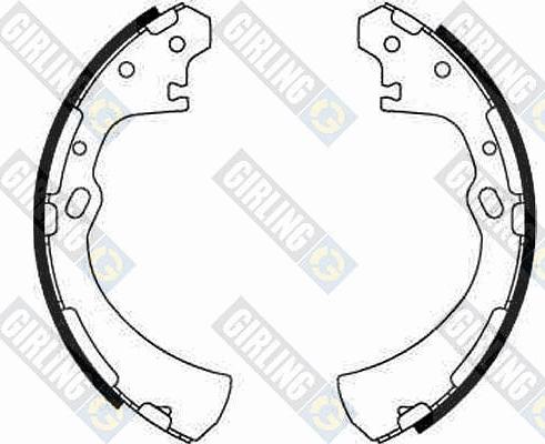 Girling 5185129 - Drum Brake Shoe Set car-mod.net