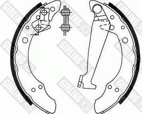 Girling 5185269 - Drum Brake Shoe Set car-mod.net