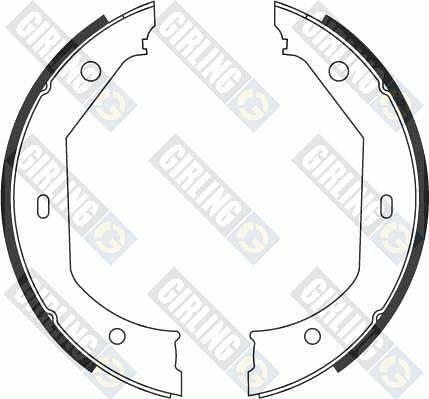 Girling 5186569 - Brake Shoe Set, parking brake car-mod.net