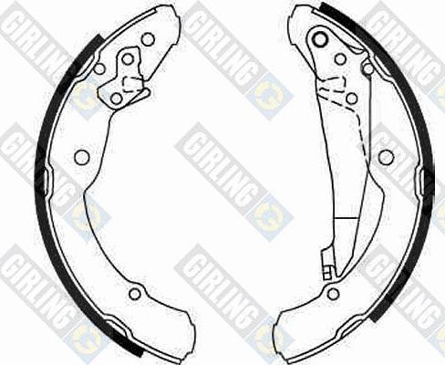Girling 5186392 - Drum Brake Shoe Set car-mod.net
