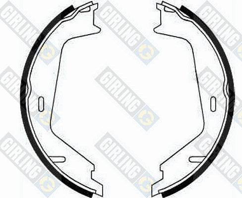 Girling 5186741 - Brake Shoe Set, parking brake car-mod.net
