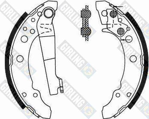 Girling 5181669 - Drum Brake Shoe Set car-mod.net