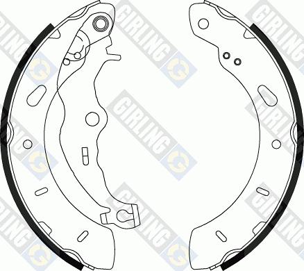 Girling 5188069 - Drum Brake Shoe Set car-mod.net