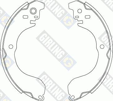 Girling 5188131 - Drum Brake Shoe Set car-mod.net
