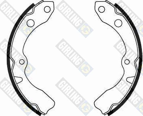 Girling 5183049 - Drum Brake Shoe Set car-mod.net