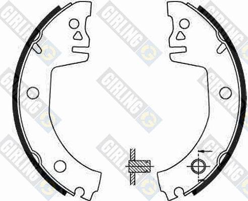Girling 5183009 - Drum Brake Shoe Set car-mod.net