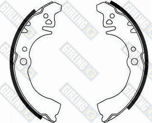 Girling 5182839 - Drum Brake Shoe Set car-mod.net