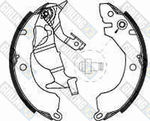 Girling 5182259 - Drum Brake Shoe Set car-mod.net