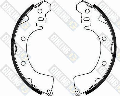 Girling 5182219 - Drum Brake Shoe Set car-mod.net