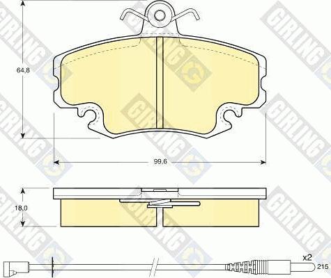 Girling 6410051 - Brake Set, disc brakes car-mod.net