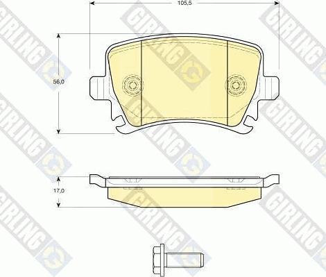 Girling 6411811 - Brake Set, disc brakes car-mod.net