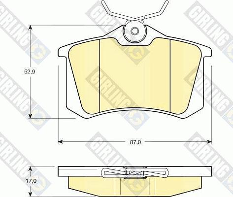 Girling 6411361 - Brake Set, disc brakes car-mod.net