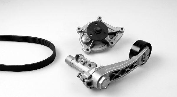 GK K980540B - Water Pump + V-Ribbed Belt Set car-mod.net