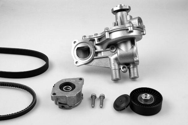 GK K980151H - Water Pump + V-Ribbed Belt Set car-mod.net