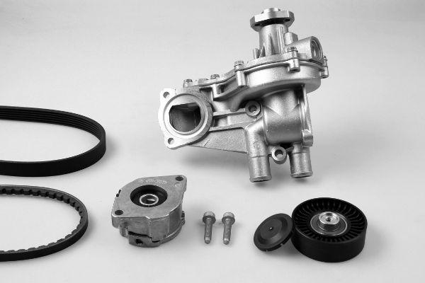 GK K980151I - Water Pump + V-Ribbed Belt Set car-mod.net