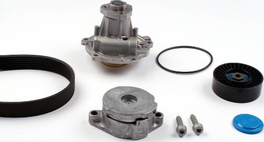 GK K980158H - Water Pump + V-Ribbed Belt Set car-mod.net