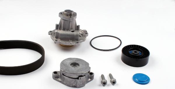 GK K980158I - Water Pump + V-Ribbed Belt Set car-mod.net