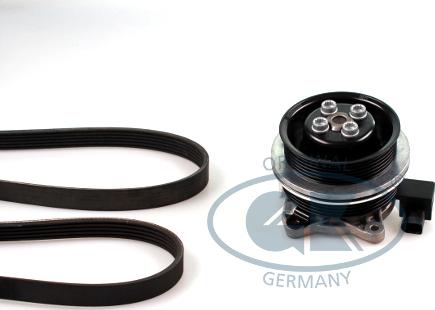 GK K980289A - Water Pump + V-Ribbed Belt Set car-mod.net