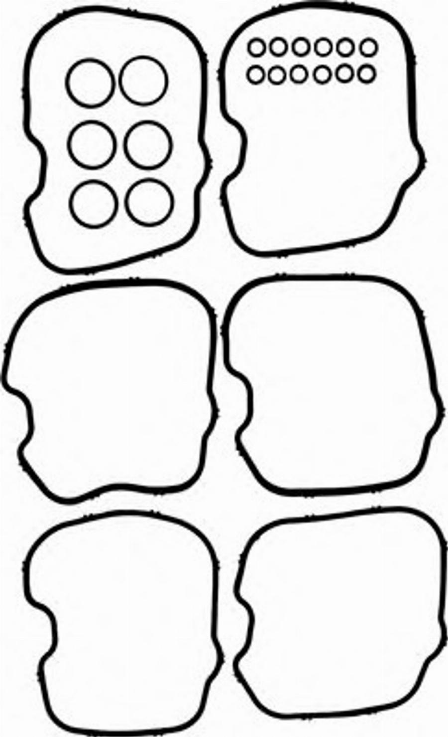 Glaser R32133-00 - O-Ring Set, cylinder sleeve car-mod.net