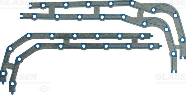 Glaser X90737-01 - Gasket, oil sump car-mod.net