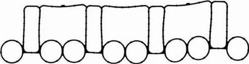 Glaser X89274-01 - Gasket, intake manifold car-mod.net