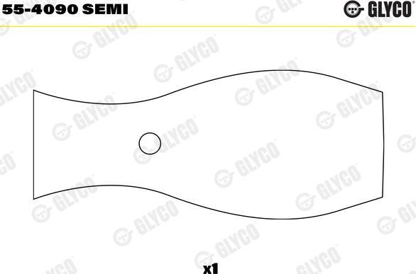 Glyco 55-4090 SEMI - Small End Bushes, connecting rod car-mod.net