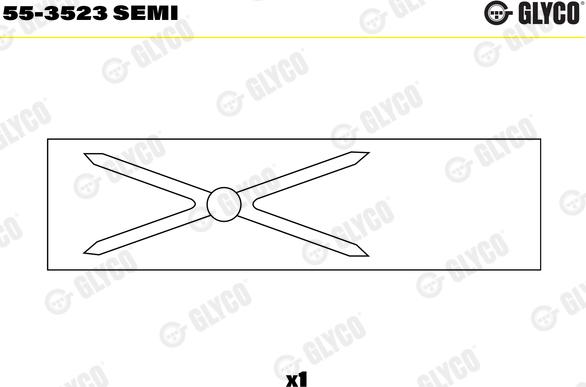 Glyco 55-3523 SEMI - Small End Bushes, connecting rod car-mod.net