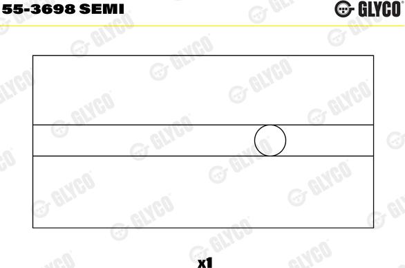 Glyco 55-3698 SEMI - Small End Bushes, connecting rod car-mod.net