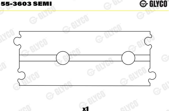 Glyco 55-3603 SEMI - Small End Bushes, connecting rod car-mod.net