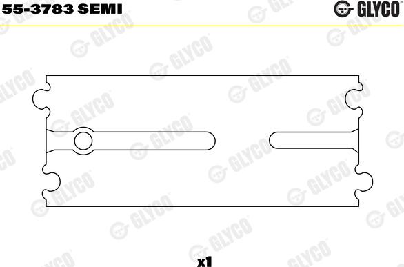 Glyco 55-3783 SEMI - Small End Bushes, connecting rod car-mod.net