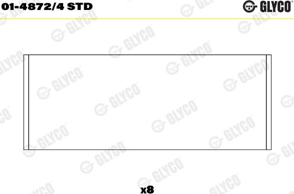 Glyco 01-4872/4 STD - Big End Bearings car-mod.net