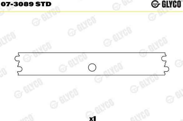 Glyco 07-3089 STD - Bush, rocker arm car-mod.net
