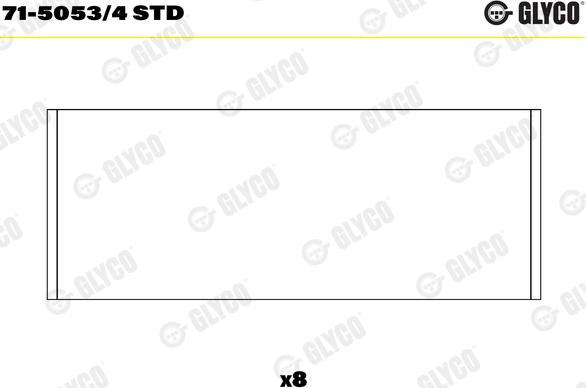 Glyco 71-5053/4 STD - Big End Bearings car-mod.net