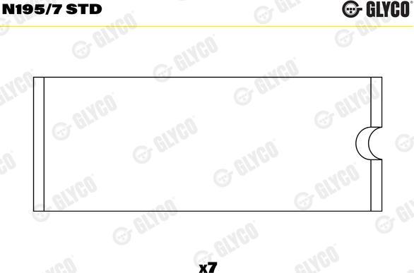 Glyco N195/7 STD - Camshaft Bushes car-mod.net
