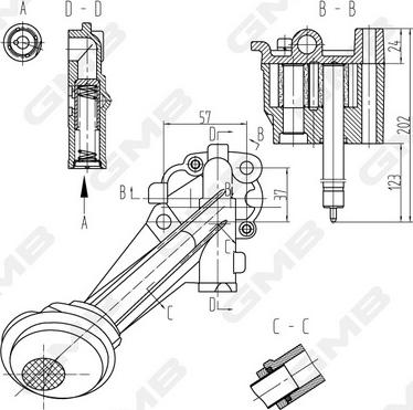 GMB GOAS-49A - Oil Pump car-mod.net