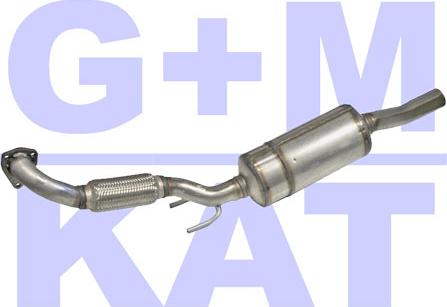 G+M KAT 01.37.002 - Retrofit Kit, catalyst / soot particulate filter (combi-system car-mod.net