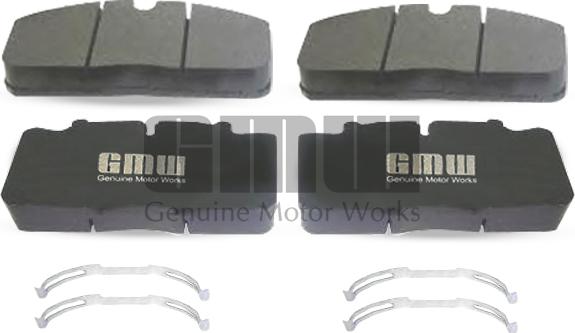 GMW BDP29088MN - Brake Pad Set, disc brake car-mod.net