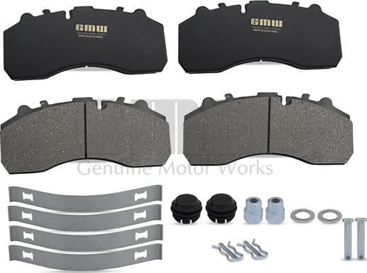 GMW BDP29087MC - Brake Pad Set, disc brake car-mod.net